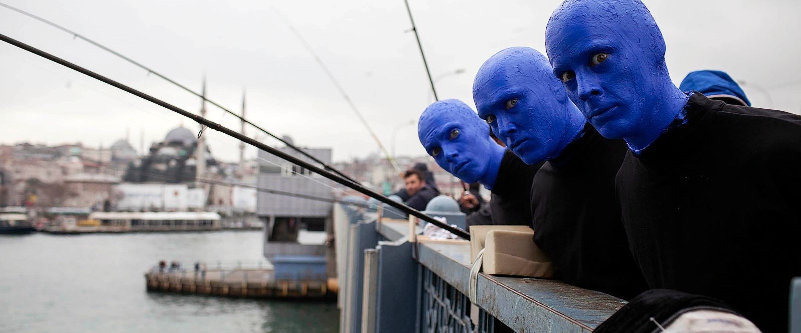 Blue Man Group: İstanbul harika bir şehir